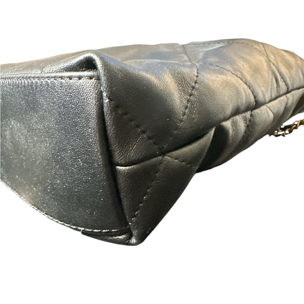 Quilted Tote Bag with small, detachable clutch - Picture 7 of 9
